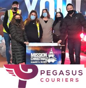 Pegasus Couriers sponsor Mission Christmas
