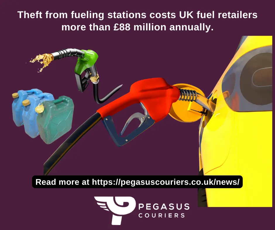 Fuel theft is a problem in the UK. Read what Pegasus Couriers says to prevent fuel theft