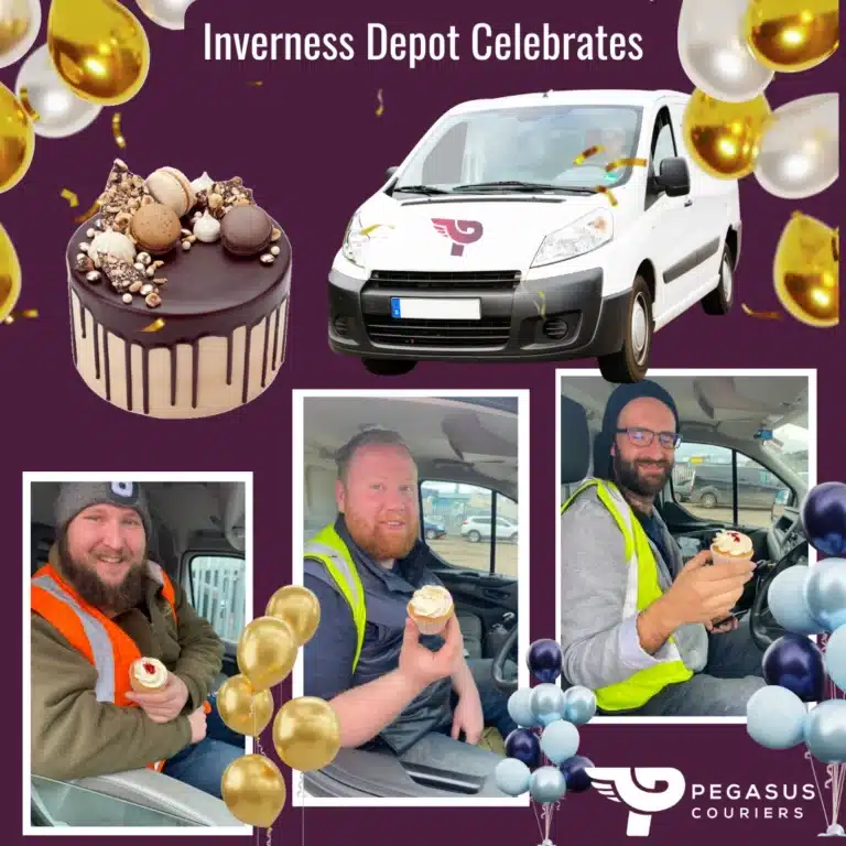 Inverness Delivery Driver Celebrate depot