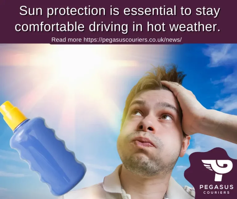 Hot weather and how to stay cool. A guide from Pegasus Couriers