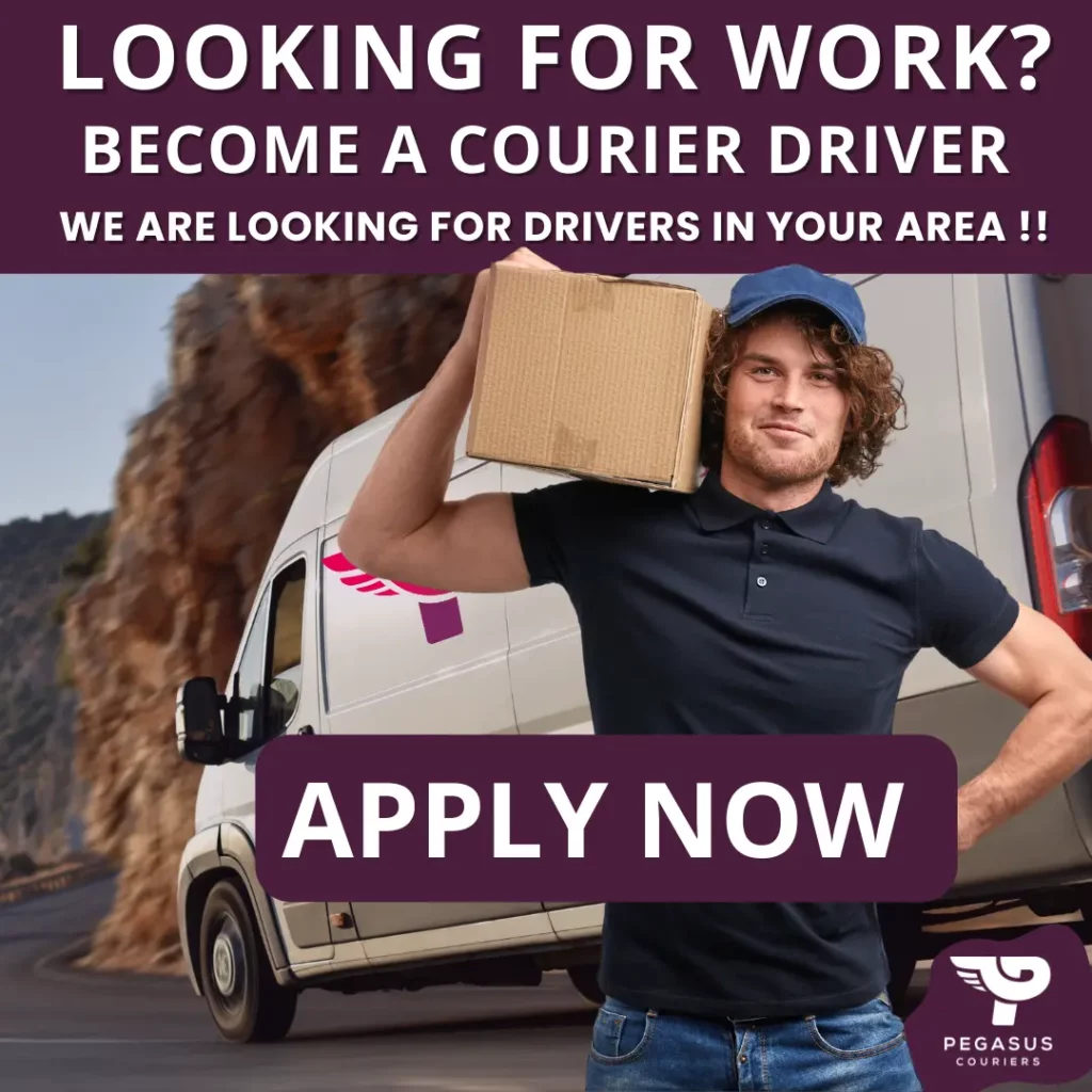 Locuri de muncă pentru șoferii de curierat - Aplicați acum cu Pegasus couriers