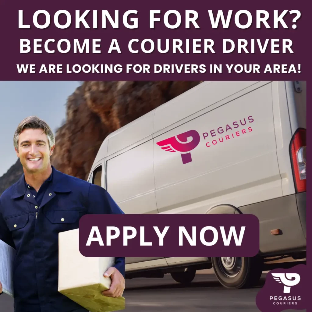 Locuri de muncă pentru șoferi de livrare - Aplicați acum la Pegasus Couriers. Locuri de muncă de șofer de curierat bine plătite